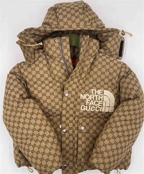 gucci womens puffer jacket|gucci puffer jacket north face.